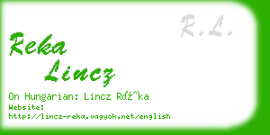 reka lincz business card